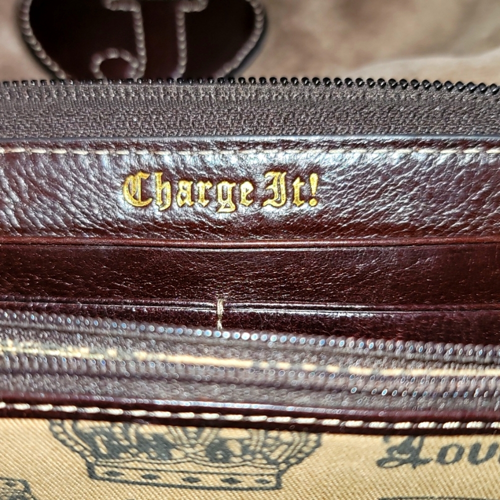 💥NWOT 💥VTG JUICY COUTURE MATCHING BAG AND LARGE WALLET - Picture 10 of 16